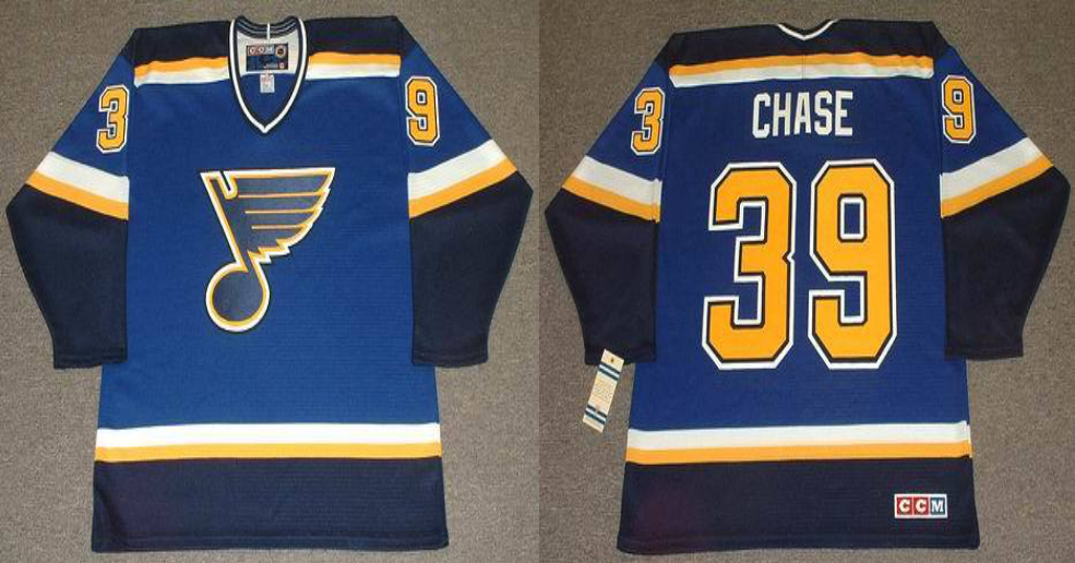 2019 Men St.Louis Blues #39 Chase blue CCM NHL jerseys